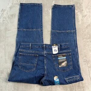 NWT Dickies Mens Relaxed Fit Double Knee Work Jeans 36x34 Blue Indigo